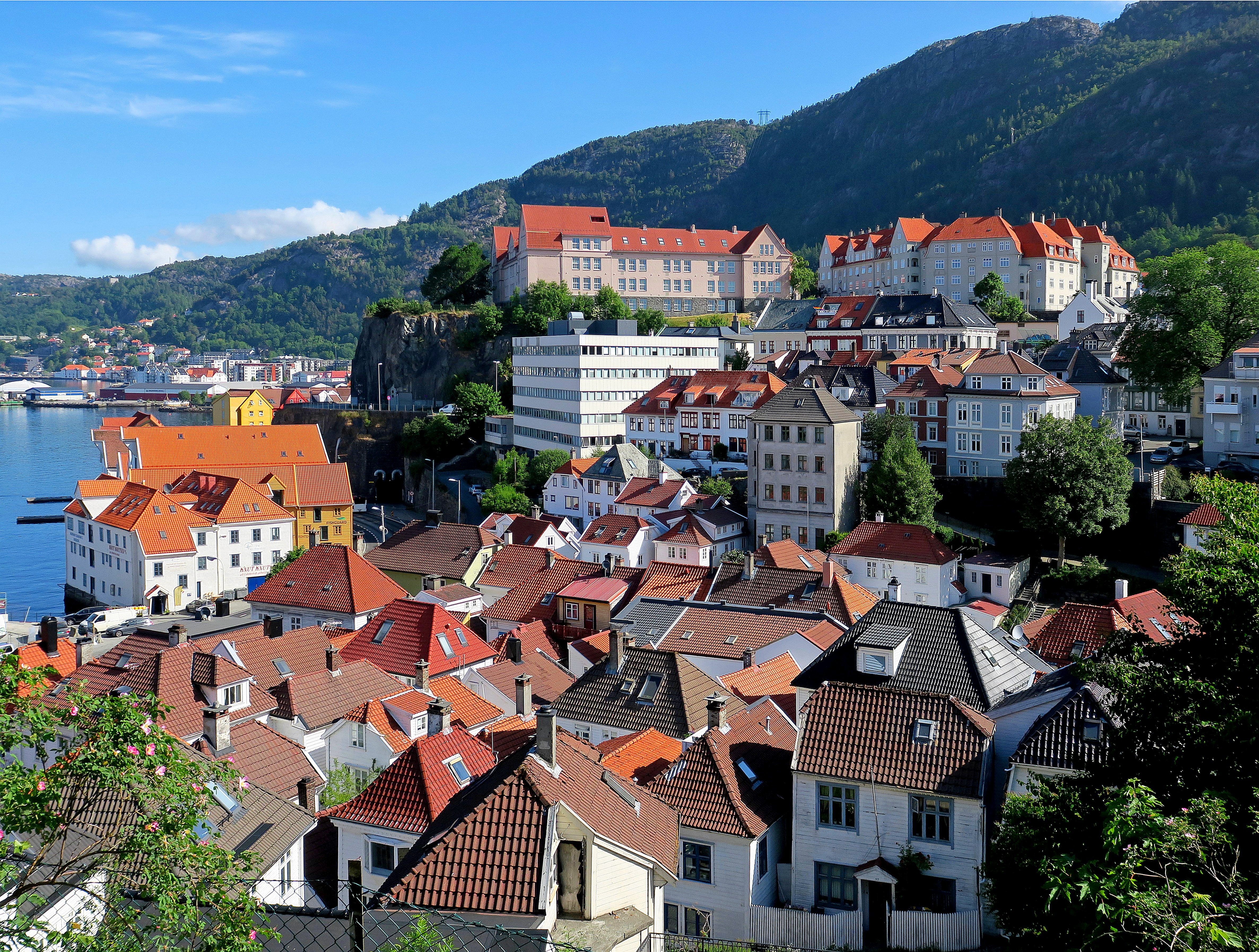Bergen, Skuteviken, sett fra Sverresborg